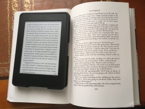 Kindle and book